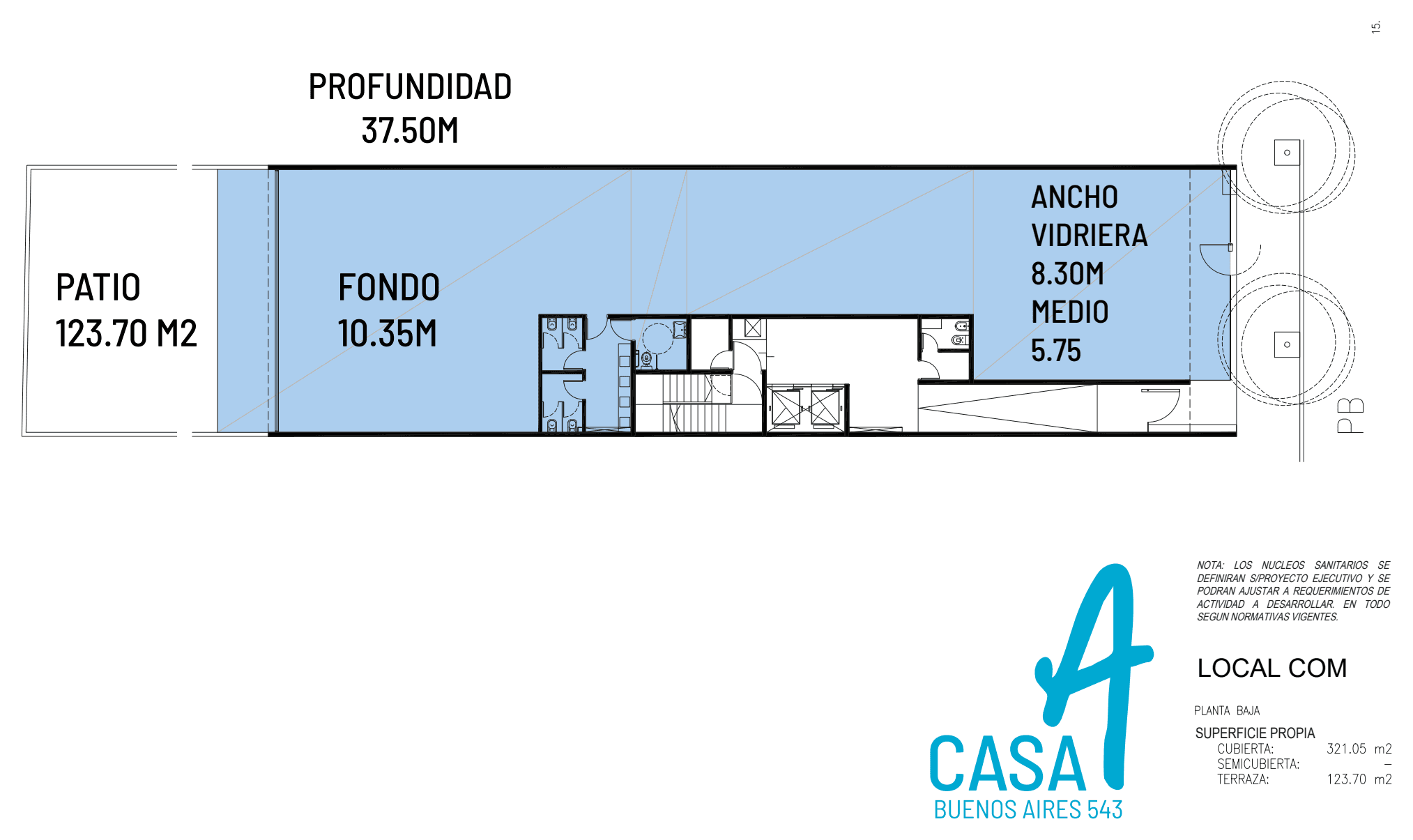 Plano — Local comercial · Planta baja